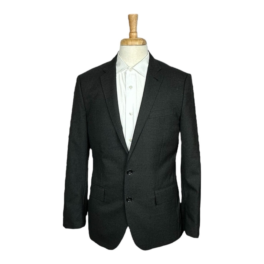 J.Crew Ludlow Gray Loro Piana Super 120s Wool Mens Blazer Size 40R